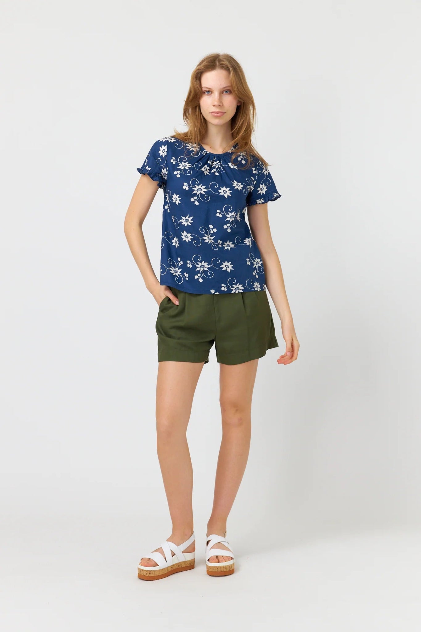 Kate Sylvester | Water Lily Top | Navy | Palm Boutique