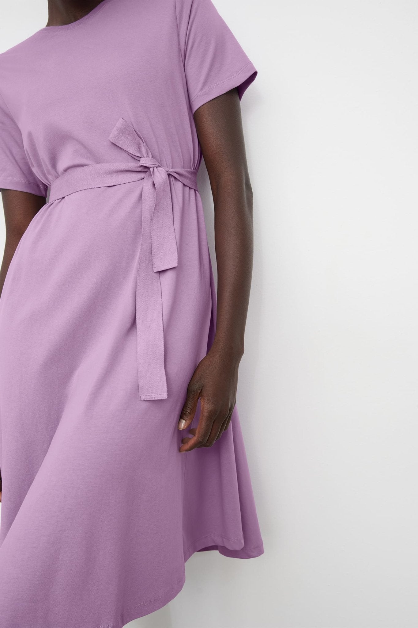 kowtow | Classic A-Line Tee Dress | Lavender | Palm Boutique