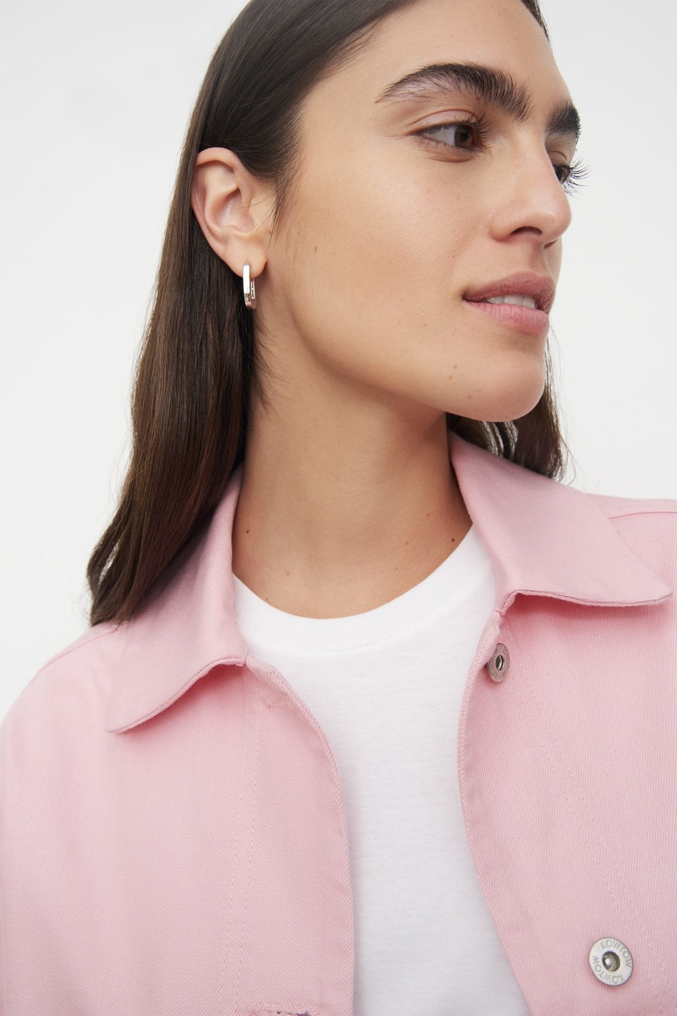 kowtow | Mirror Jacket | Light Pink Denim | Palm Boutique