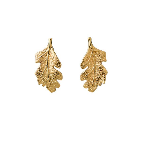 Karen Walker Jewellery | Leaf Studs | 9k | Palm Boutique