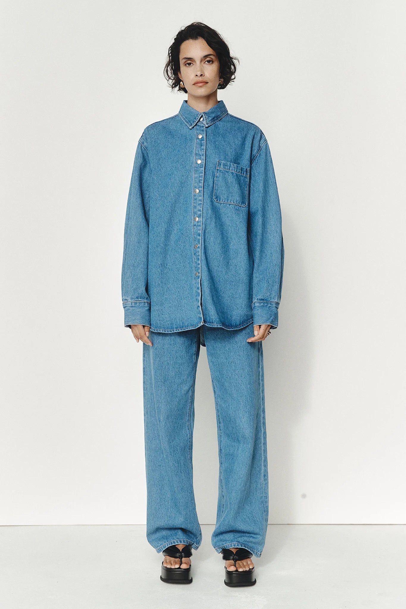 Marle | Alfalfa Shirt | Vintage Blue | Palm Boutique