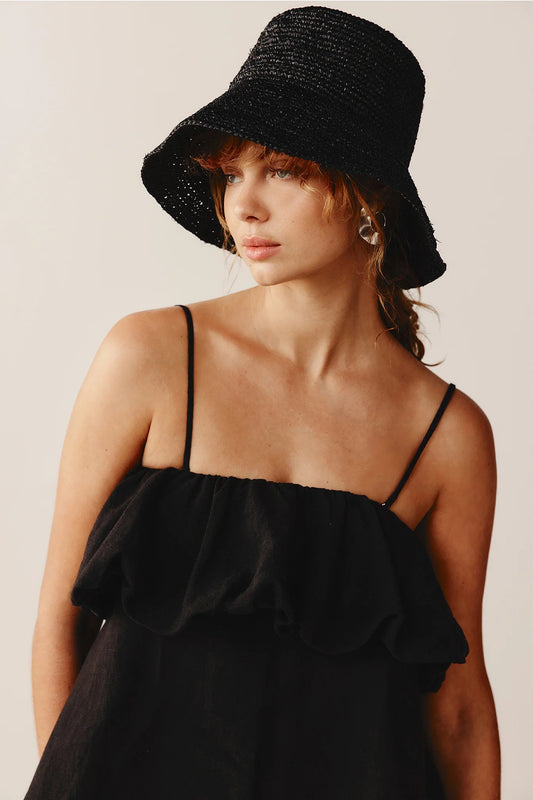 Marle | Kuia Hat | Black | Palm Boutique