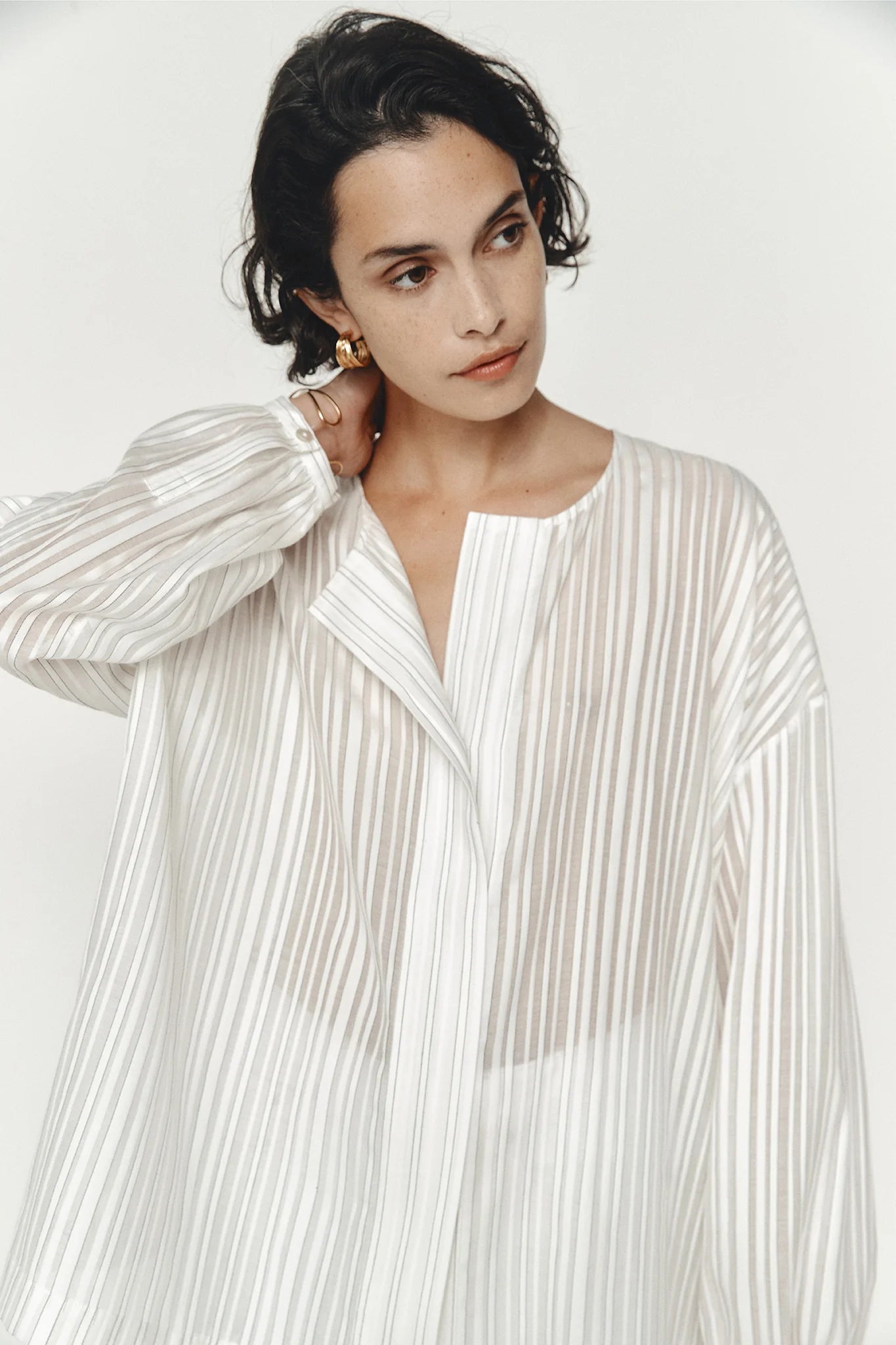 Marle | Margot Shirt | Opal Stripe | Palm Boutique
