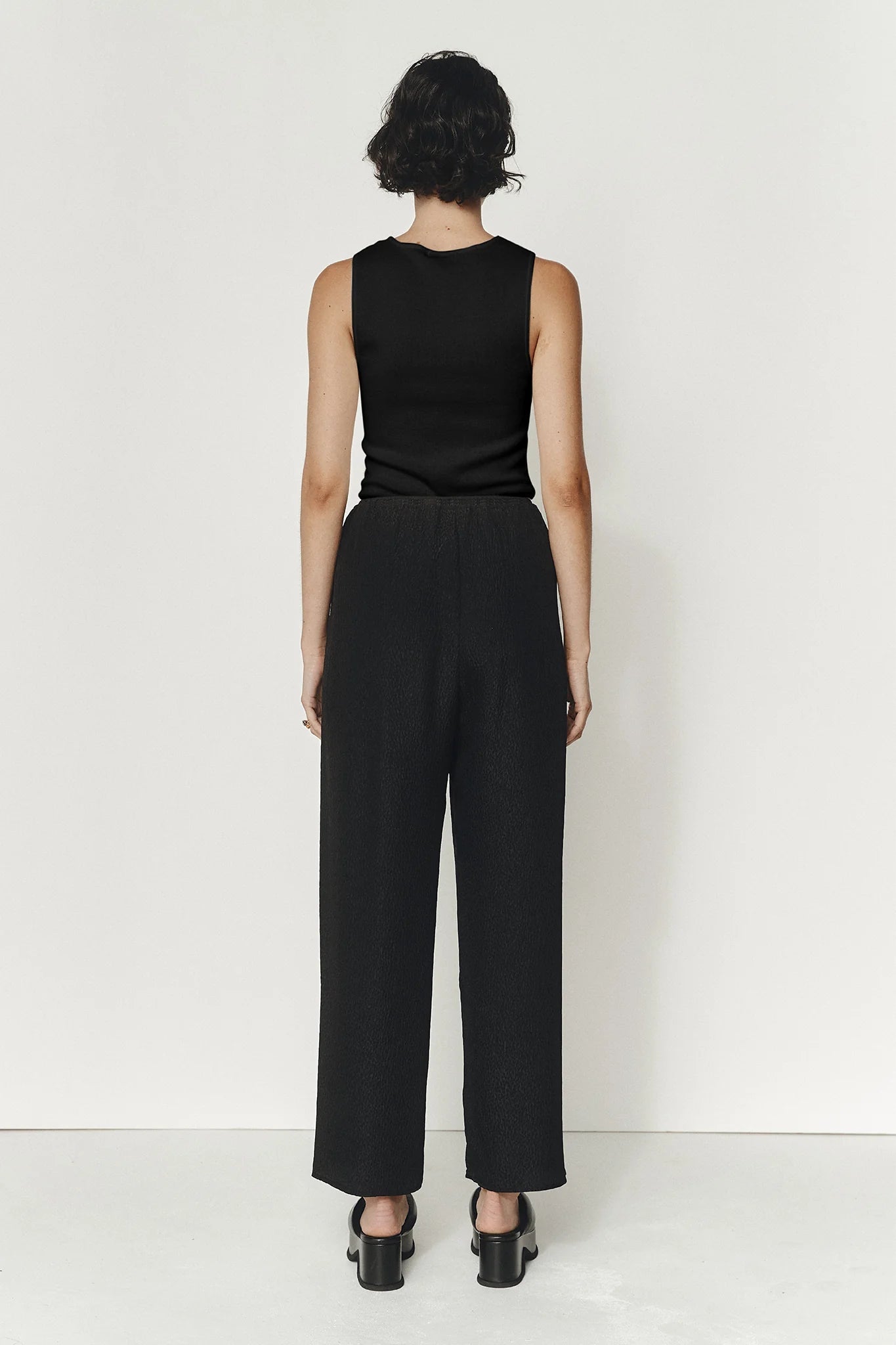 Marle | Renee Pant | Textured Black | Palm Boutique