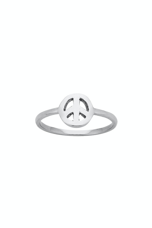 Karen Walker Jewellery | Mini Peace Ring Silver M | Palm Boutique