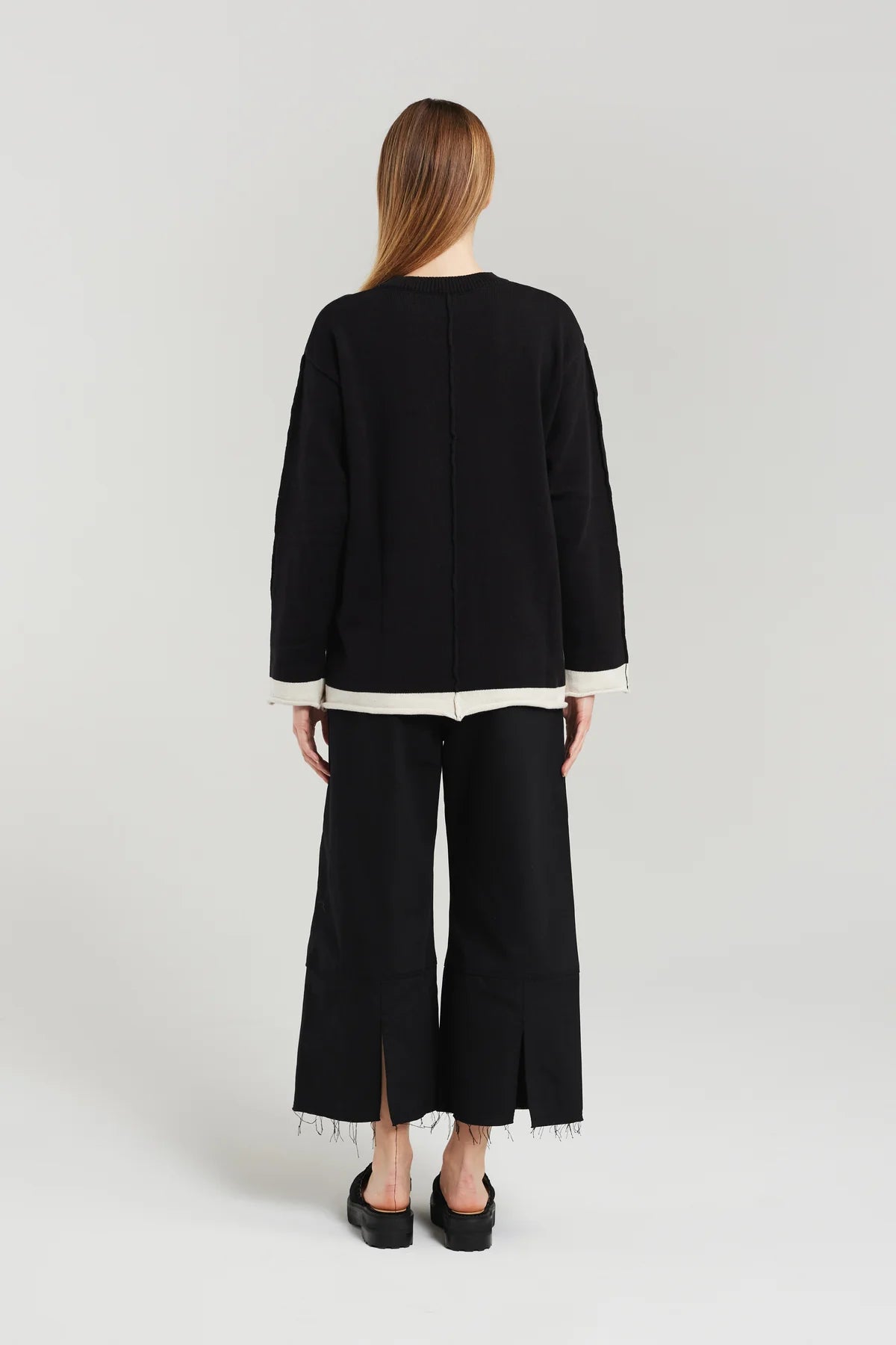 Nyne | Edge Sweater | Black | Palm Boutique