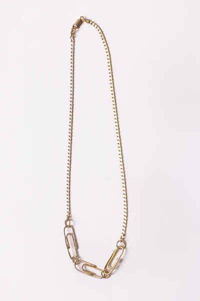 Company Of Strangers | Paperclip Necklace | Gold | Palm Boutique