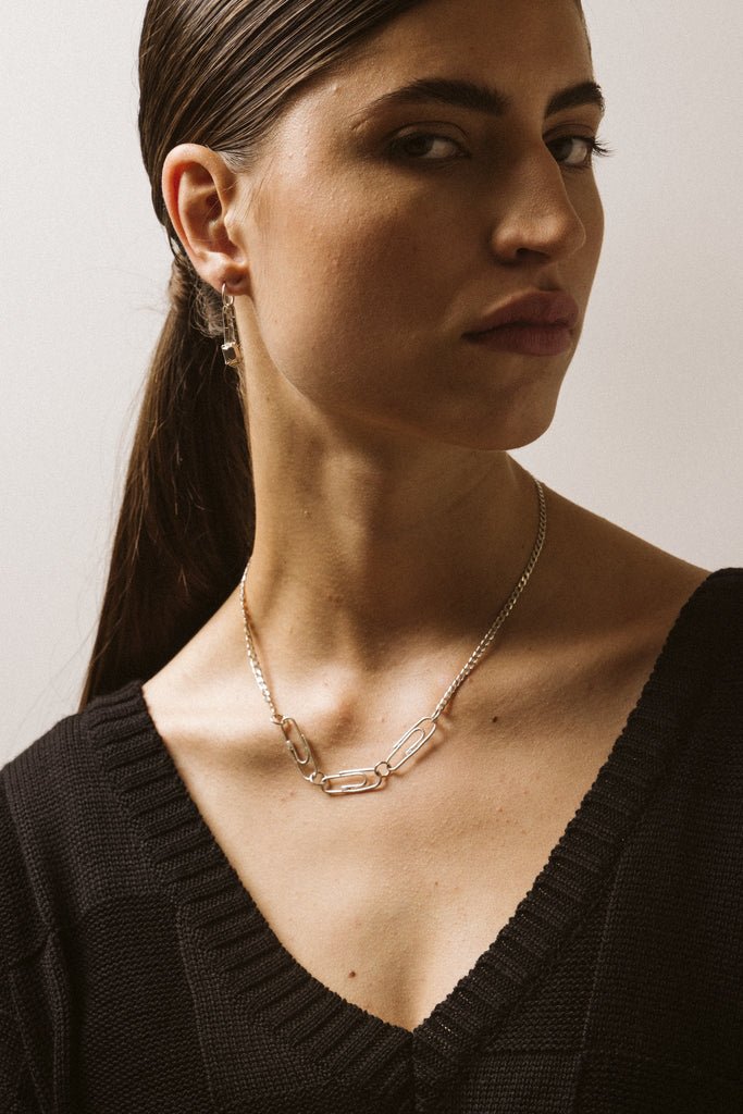 Company Of Strangers | Paperclip Necklace - Silver | Palm Boutique