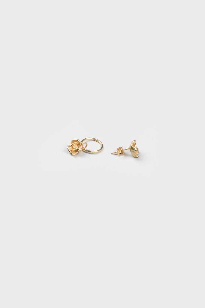 Company of Strangers Jewellery | Rose Bud Earrings | Gold | Palm Boutique