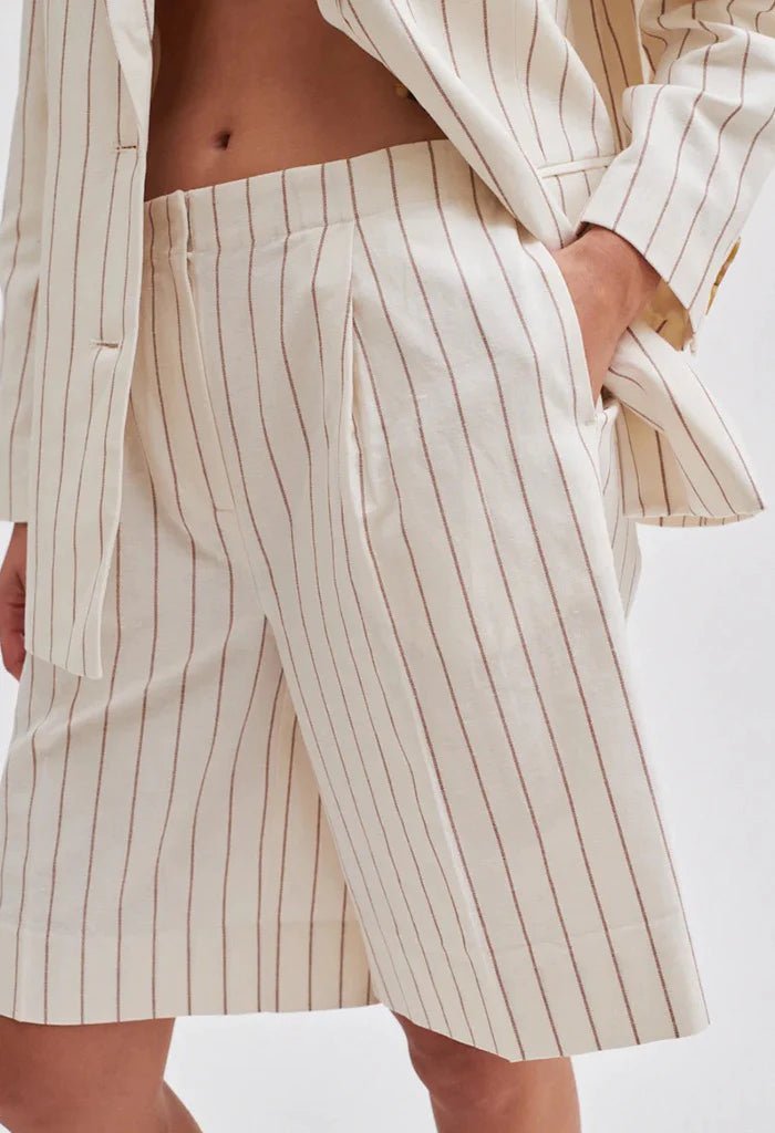 Second Female | Spigato Classic Shorts | White | Palm Boutique