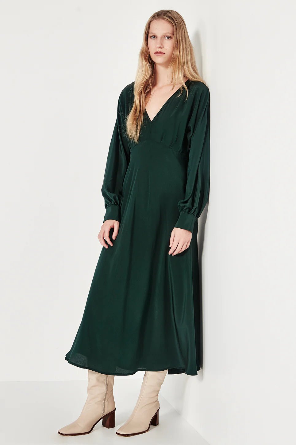 Shjark | Vionnet Dress | Emerald | Palm Boutique