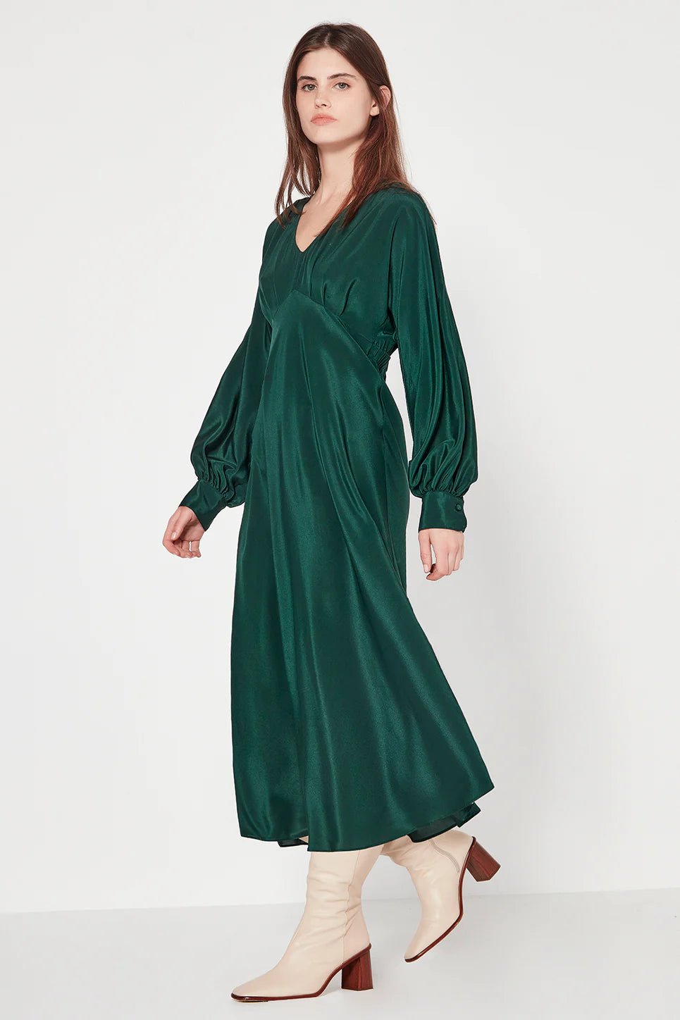 Shjark | Vionnet Dress | Emerald | Palm Boutique