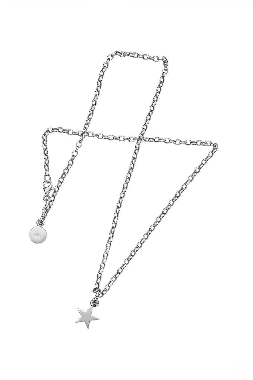 Karen Walker | Star pendant necklace | Silver | Palm Boutique